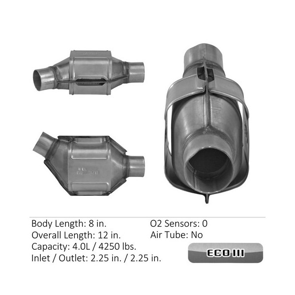 Eastern Converters Fed/Epa Semi-Universal Cat Converter, 93425 93425 - main